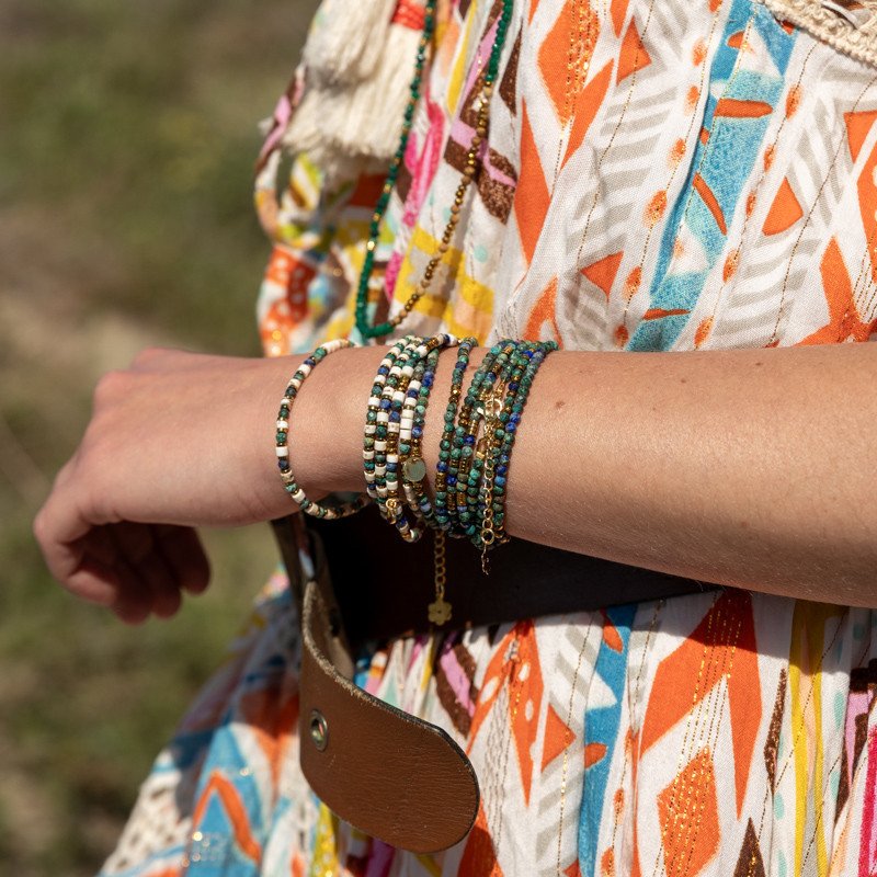 Bracelet/Collier "Reves d'océan" en Turquoise Naturelle – Éclat d’océan & style affirmé